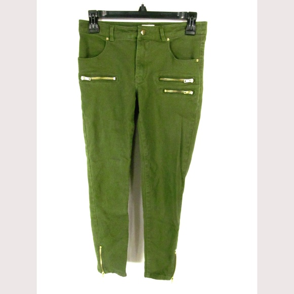 H&M Conscious Collection Jeans Size 4 Green - Picture 1 of 6